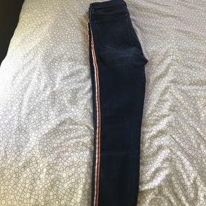 High rise ankle jean